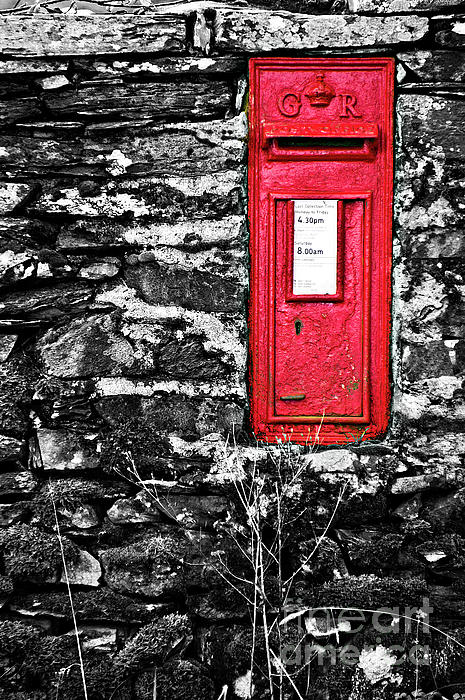 British Red Post Box Photograph