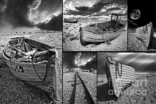 Montage Of Wrecked Boats Photograph